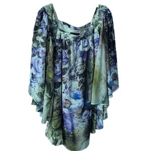 Womens‎ Forest Fairy Top Blouse Shirt Renaissance Festival Romantic Plus Size 2X